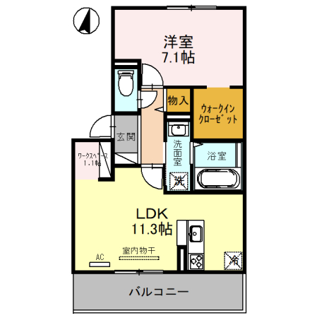 セジュール南耳原の間取り写真