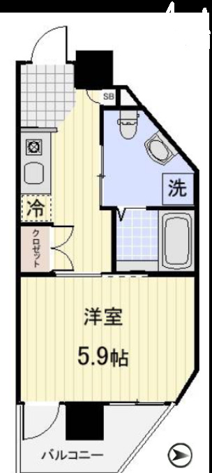 プロスペクト武蔵新城の間取り写真