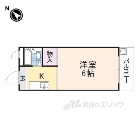 第2三島ハイツの間取り写真