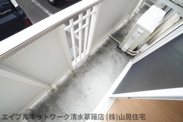 バルコニー　落ち着いた時間を過ごせるバルコニーです