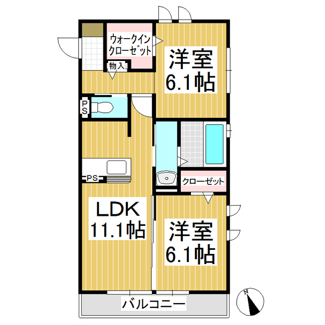 グルナードの間取り写真