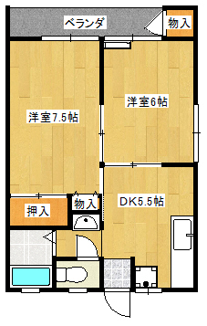 アーバンハイム今泉の間取り