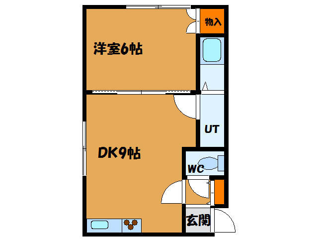 北海道函館市美原３（アパート）の賃貸物件の間取り