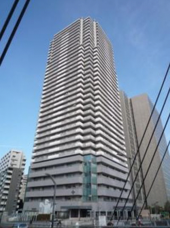 中央区新川のマンションの建物外観