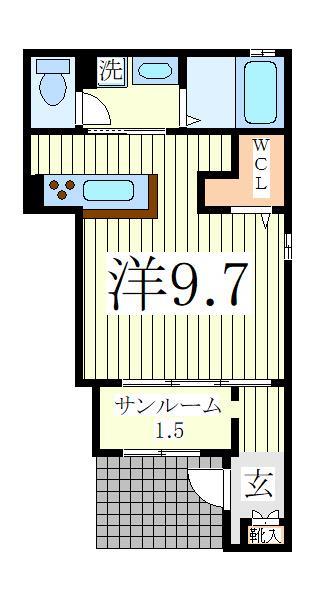 ウエストヒルＡの間取り