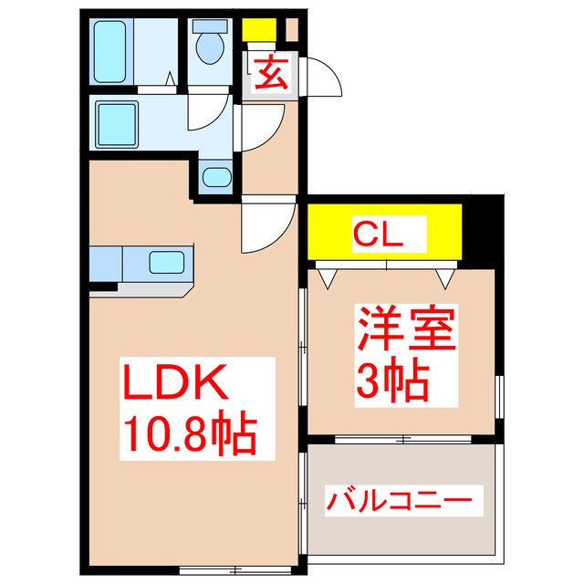 Ｌｉｆｅ　ｔｅｒｒａｃｅ下荒田の間取り