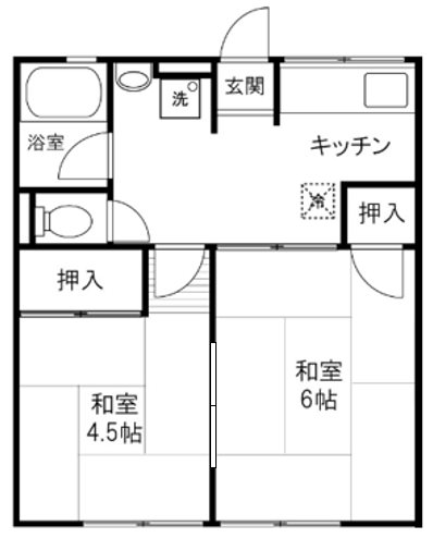 シティハイム山根の間取り