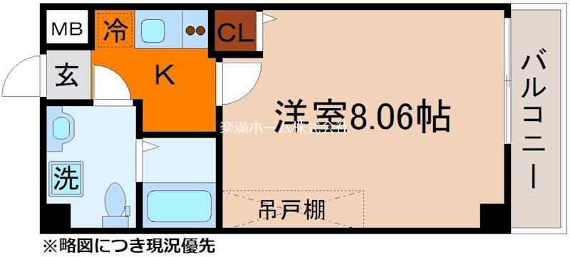 フラッティ千本寺之内北の間取り