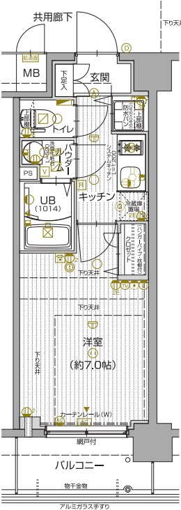 エスリード京都梅小路アヴェニテの間取り