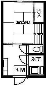 コーポ日和の間取り