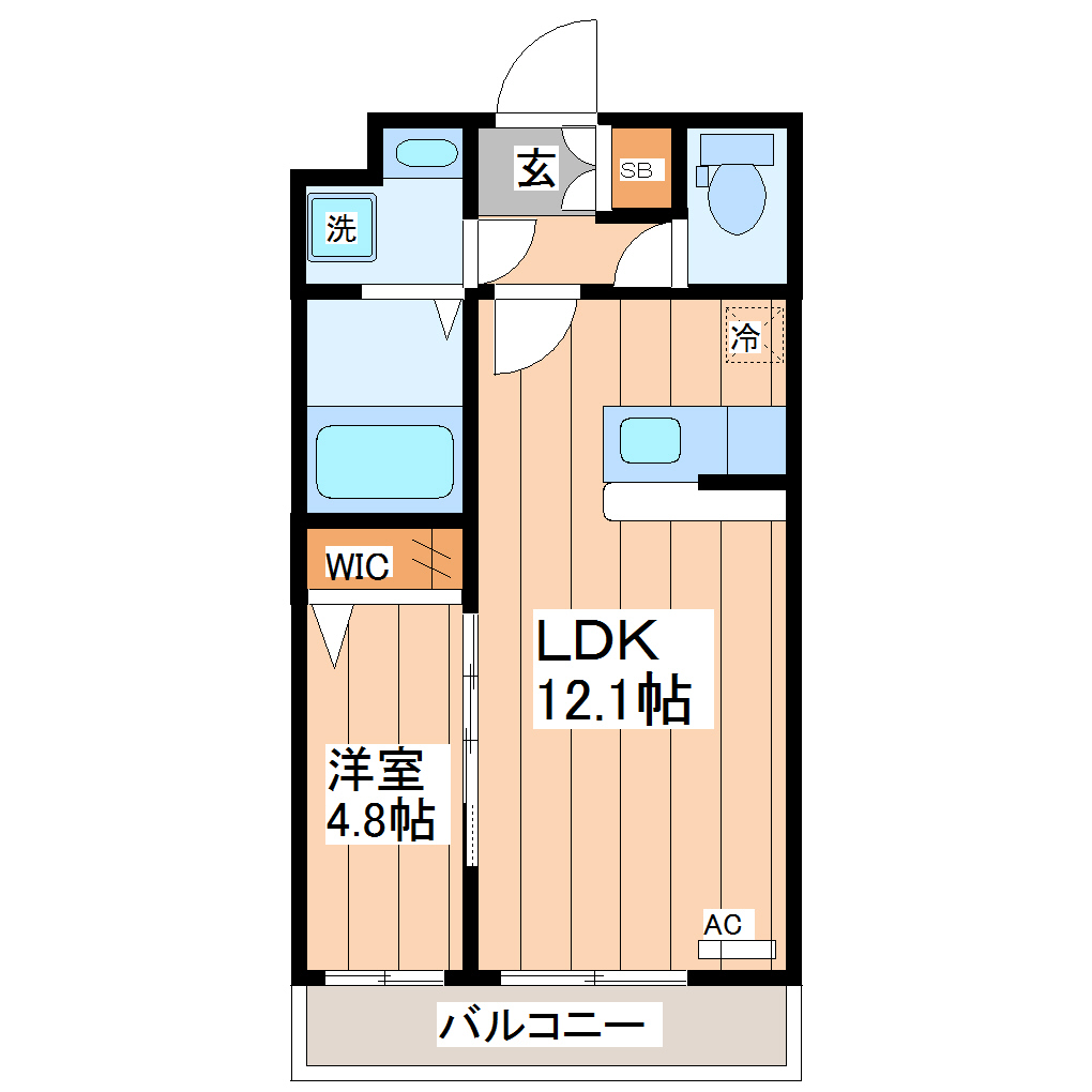 メゾンド桜の間取り