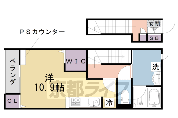 フルール上賀茂の間取り