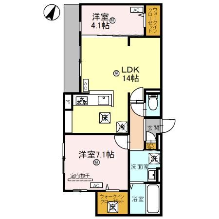 クラシスト東御旅の間取り