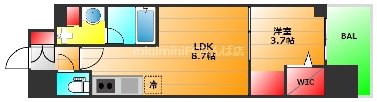 アーバネックス難波WESTの間取り