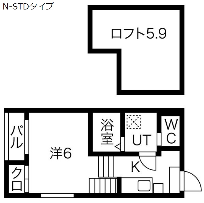 モンドグロッソ矢田の間取り