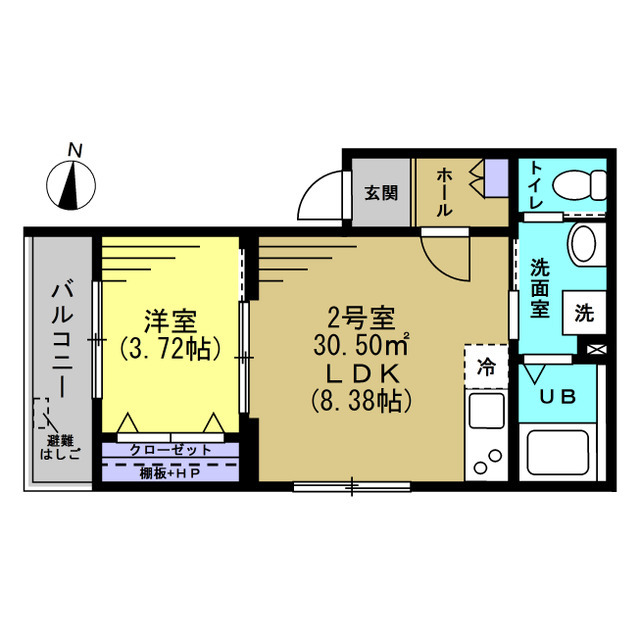 ウッドストックの間取り