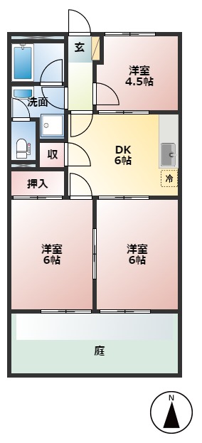 エメラルド77の間取り