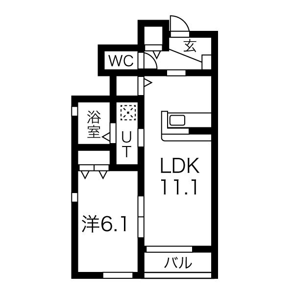 SOLANE　LALA利府の間取り