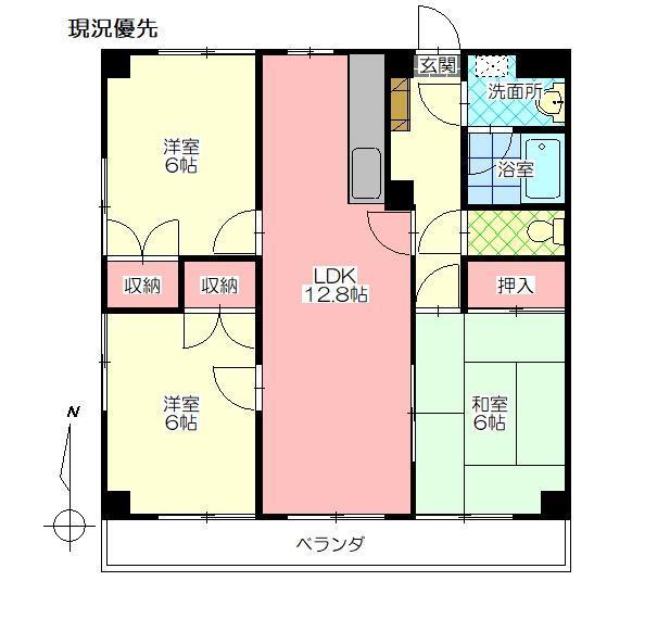 エスケイビル船小路33号の間取り