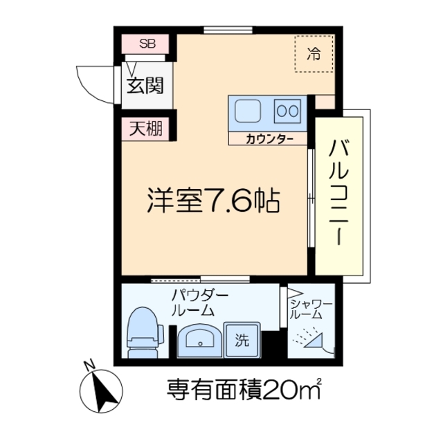 【S’t.s2マンションの間取り】