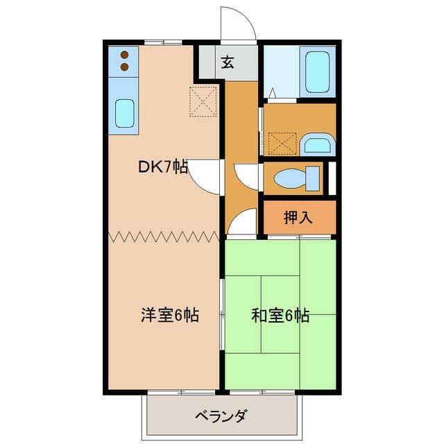 セブンフォレストヒロセの間取り