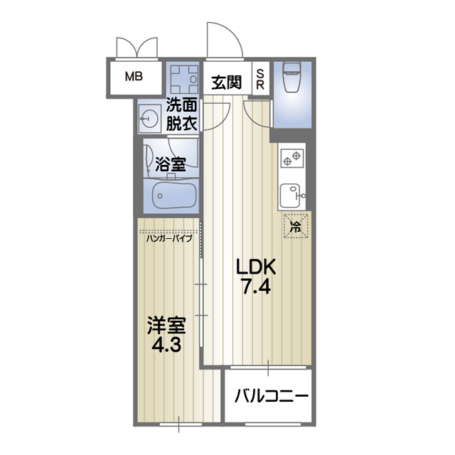 RISE　KUMAMOTO　EXEの間取り