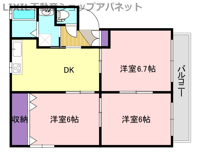 サニープレイスIIの間取り