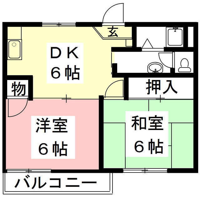 ドミール八代の間取り