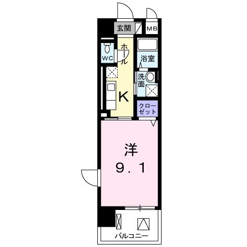 ビジュ桜森の間取り