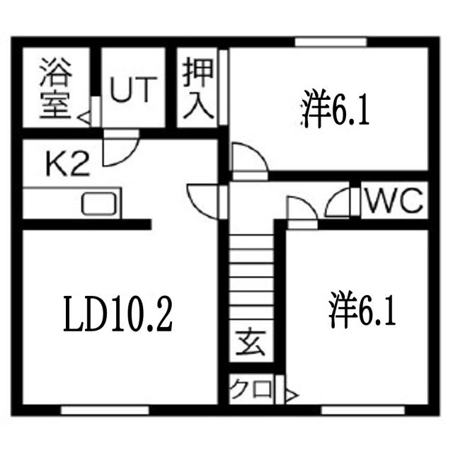 サンヒルズアイA棟の間取り