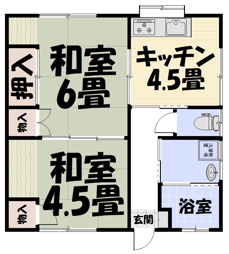 辻村アパートの間取り