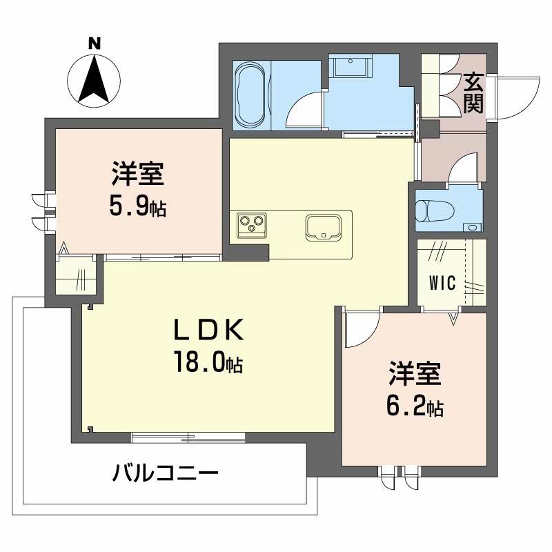 アンビエラの間取り