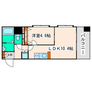 仙台市泉区泉中央のマンションの間取り