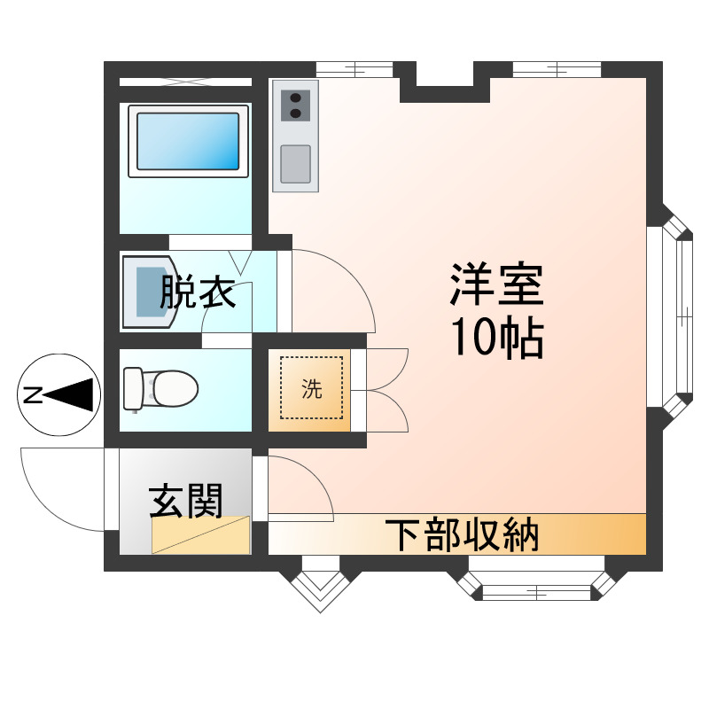 ハイクオリティマンションの間取り