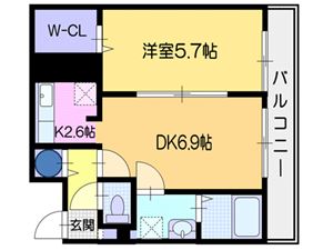 小樽市築港のマンションの間取り