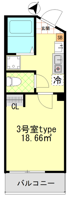 フェリス新子安の間取り