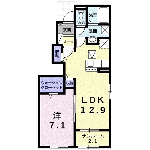 アルカンシエル　メゾンIIの間取り