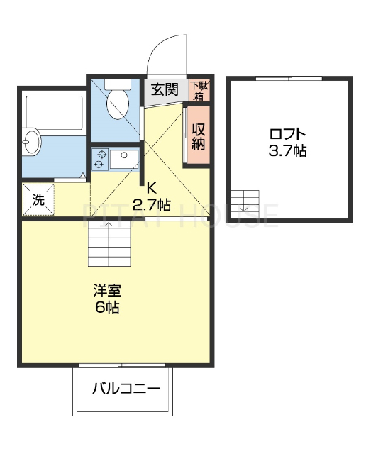 ｐｕｒ田尻の間取り