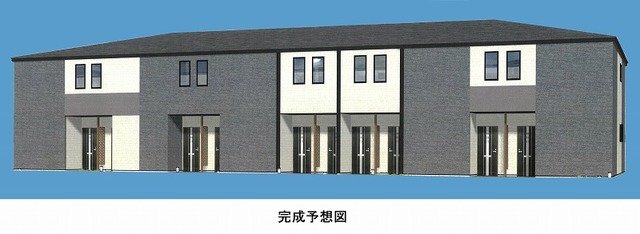 【南足柄市塚原のアパートの建物外観】