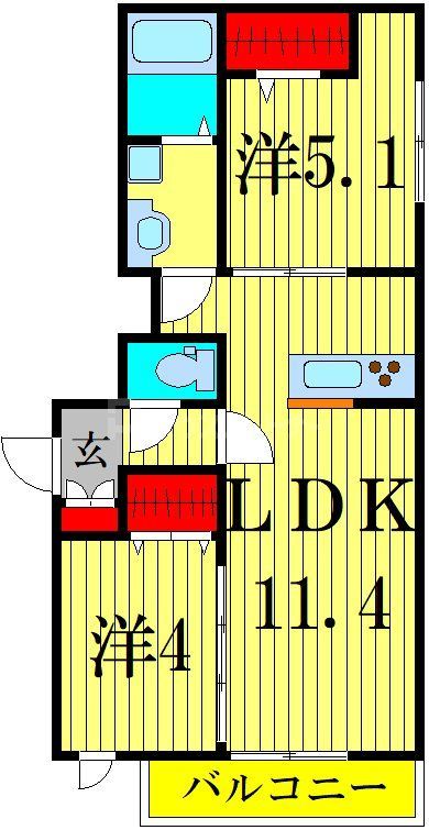 グラナーデ金町の間取り