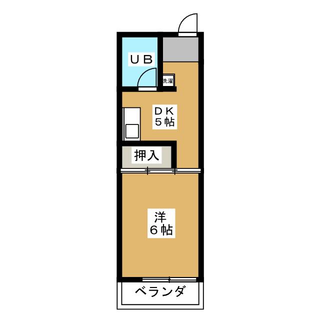 今谷レジデンスの間取り