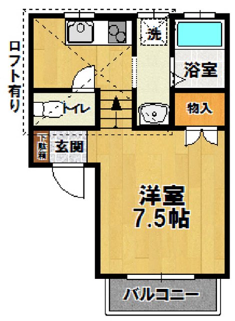 アークエステート谷田部の間取り