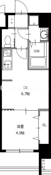 【仮）天王寺区烏ケ辻共同住宅の間取り】