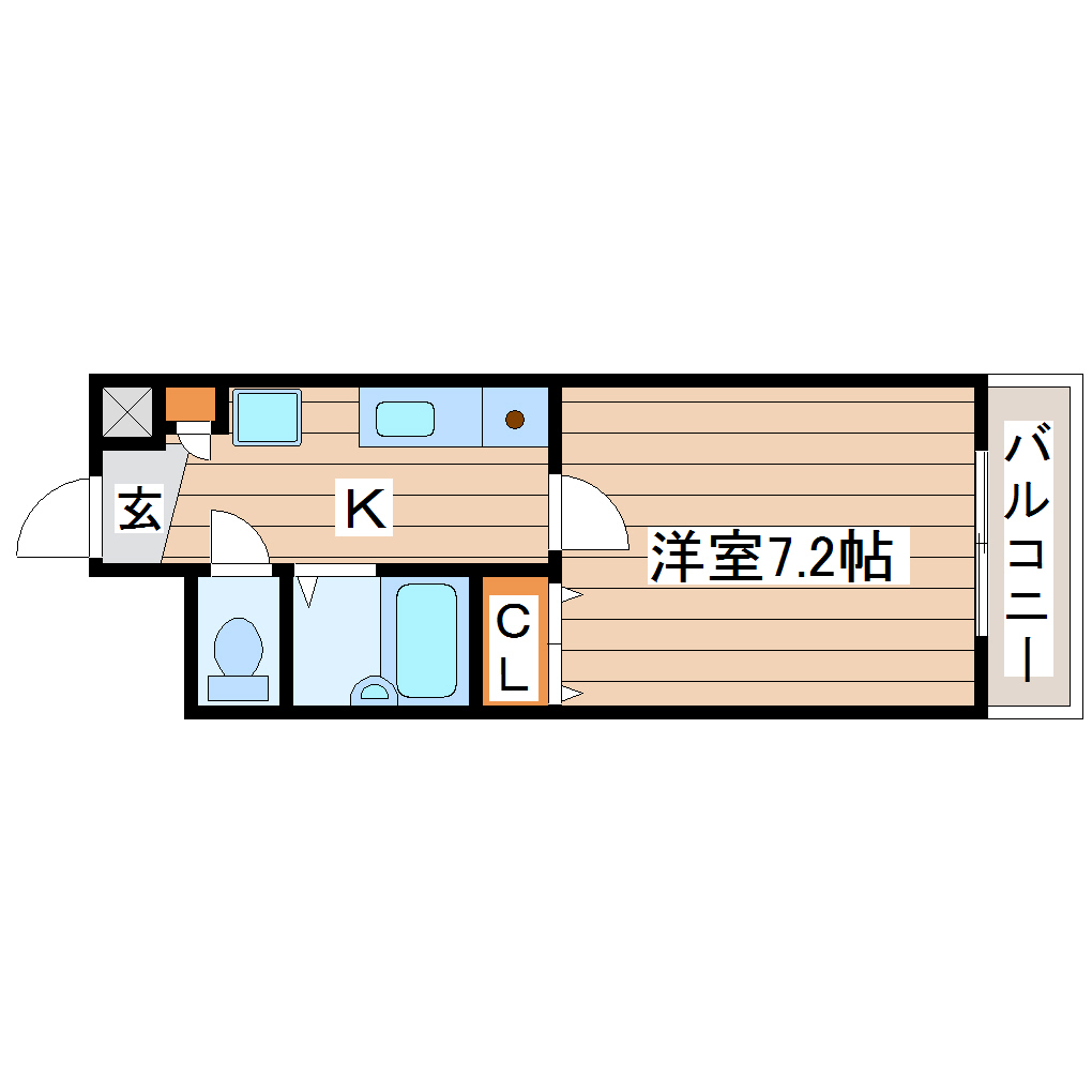 シティマンション錦町の間取り