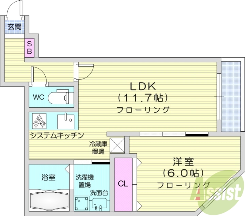 リージェント5の間取り