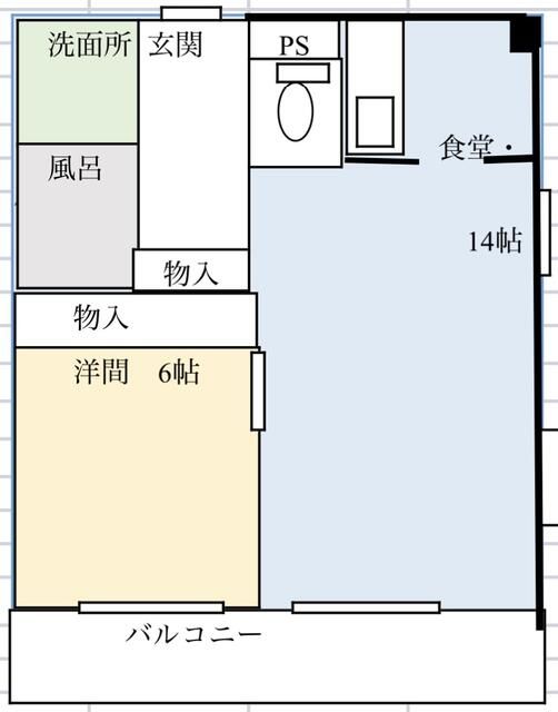 フルールの間取り