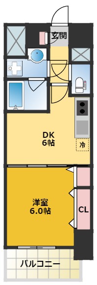 モン　ヨイーエの間取り