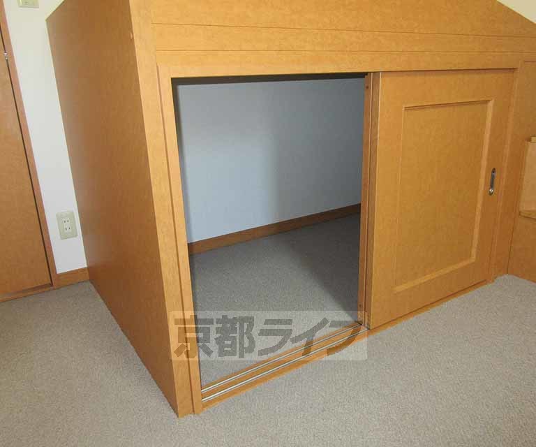 収納　大きな荷物も収納できます。