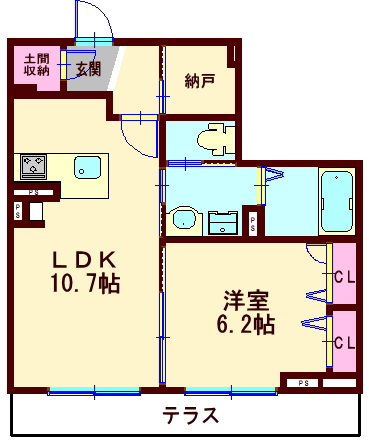 ＦＥＲＩＯ宮坂の間取り