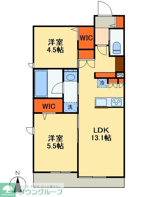 クレストの間取り